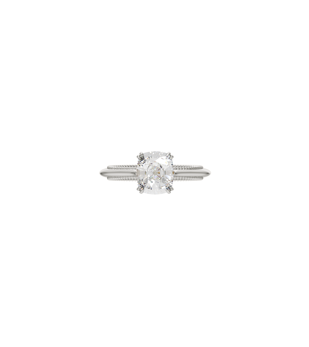 Platinum--1.5ct Lab Grown Diamond--Decide Ring Size Later, Platinum--1.5ct Lab Grown Diamond--Know The Ring Size, 