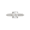 Audley Solitaire Ring - Cushion-cut