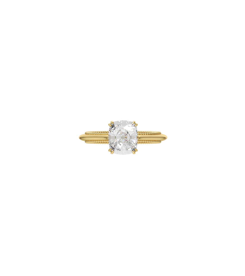 14ct Yellow Gold--1.5ct Lab Grown Diamond--Decide Ring Size Later, 14ct Yellow Gold--1.5ct Lab Grown Diamond--Know The Ring Size, 