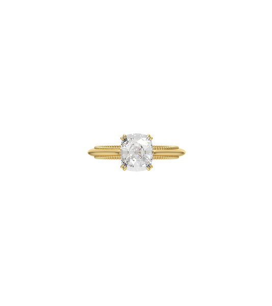 14ct Yellow Gold--1.5ct Lab Grown Diamond--Decide Ring Size Later, 14ct Yellow Gold--1.5ct Lab Grown Diamond--Know The Ring Size, 