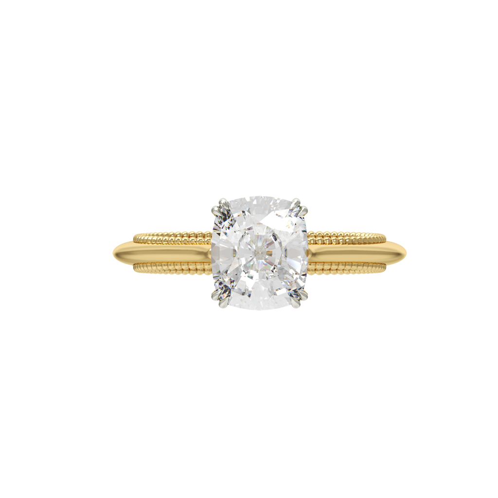 Audley Solitaire Ring - Cushion-cut for Women | Lylies 