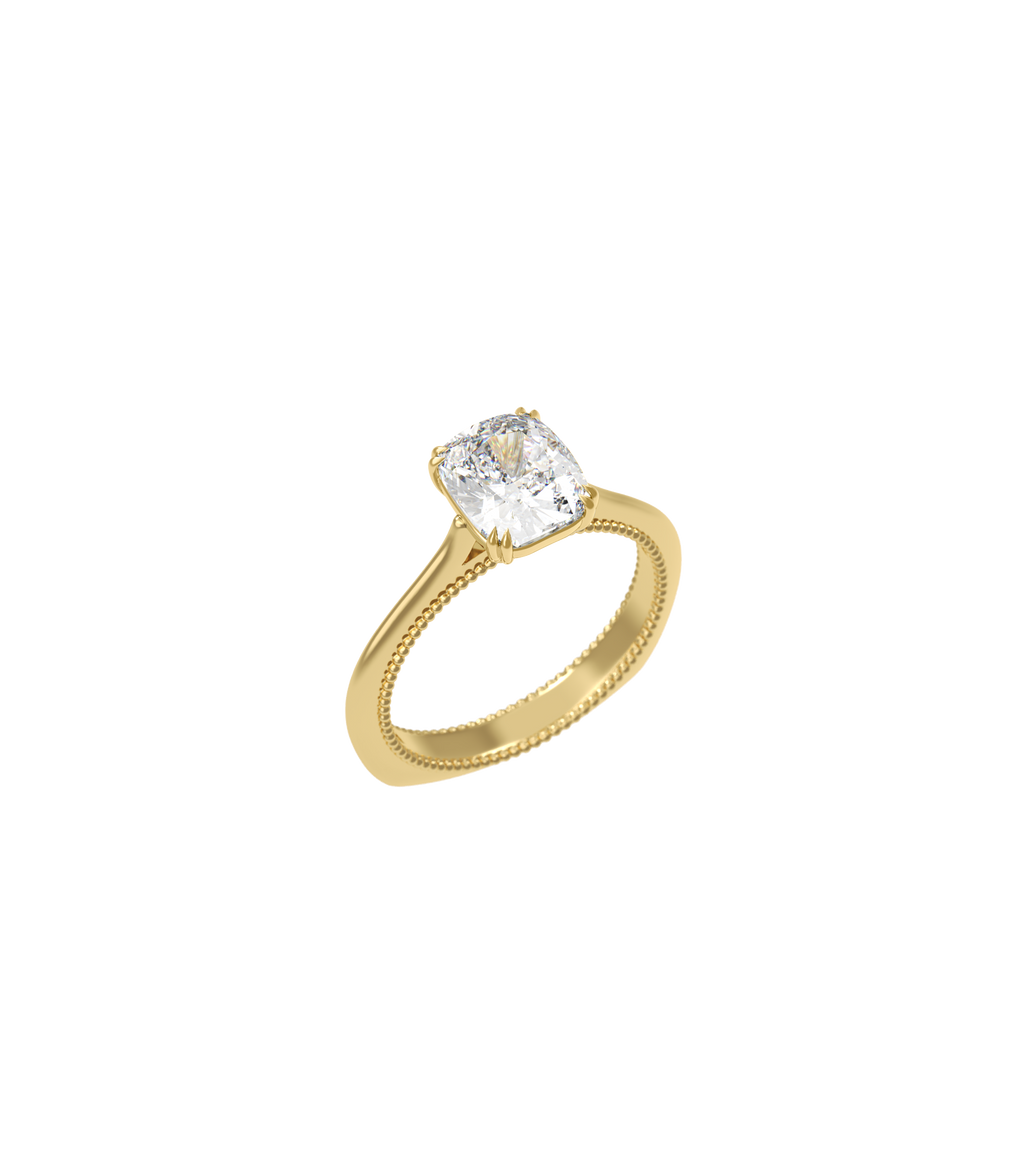14ct Yellow Gold--1.5ct Lab Grown Diamond--Decide Ring Size Later, 14ct Yellow Gold--1.5ct Lab Grown Diamond--Know The Ring Size, 