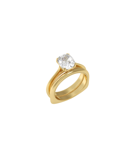 14ct Yellow Gold--1.5ct Lab Grown Diamond--Decide Ring Size Later, 14ct Yellow Gold--1.5ct Lab Grown Diamond--Know The Ring Size, 