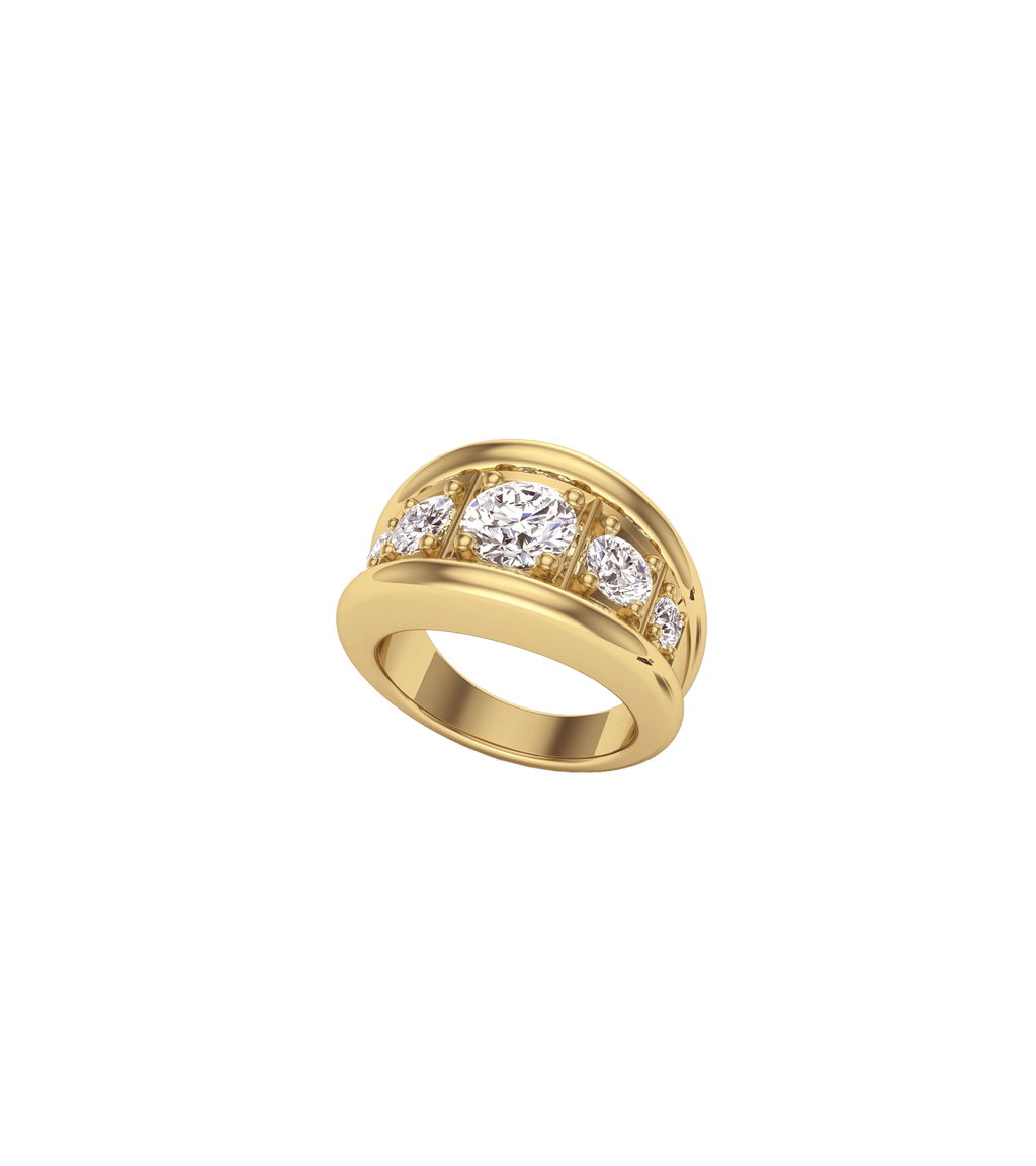 14ct Yellow Gold--1.85ct Lab Grown Diamonds--Know The Ring Size, 14ct Yellow Gold--1.85ct Lab Grown Diamonds--Decide Ring Size Later