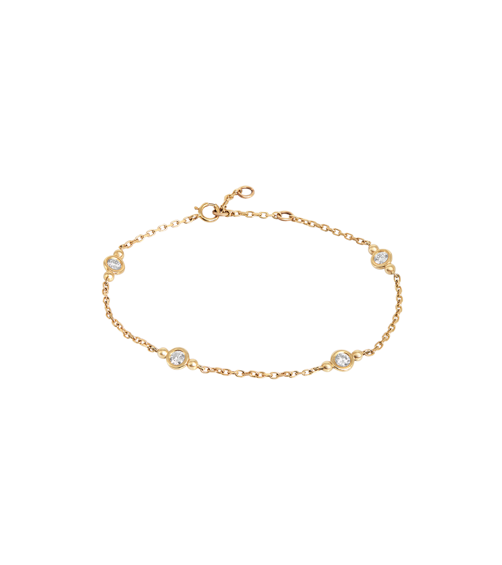 14ct Yellow Gold--Lab Grown Diamonds [0.4ct],