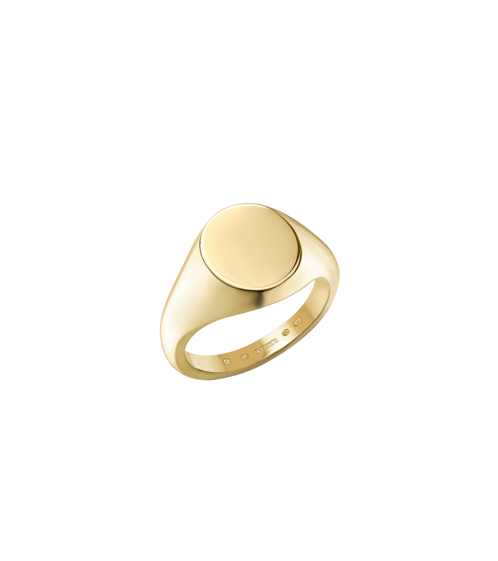9ct Yellow Gold--Slender [12 x 10mm]--Decide Ring Size Later, 9ct Yellow Gold--Slender [12 x 10mm]--Know The Ring Size,