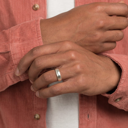 5mm Men's Recycled Gold Wedding Ring