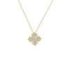 18ct Yellow Gold--Lab Grown Diamonds [0.43ct]--Pendant on delicate trace chain,