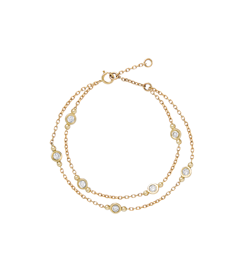 14ct Yellow Gold--Lab Grown Diamonds [0.7ct], 