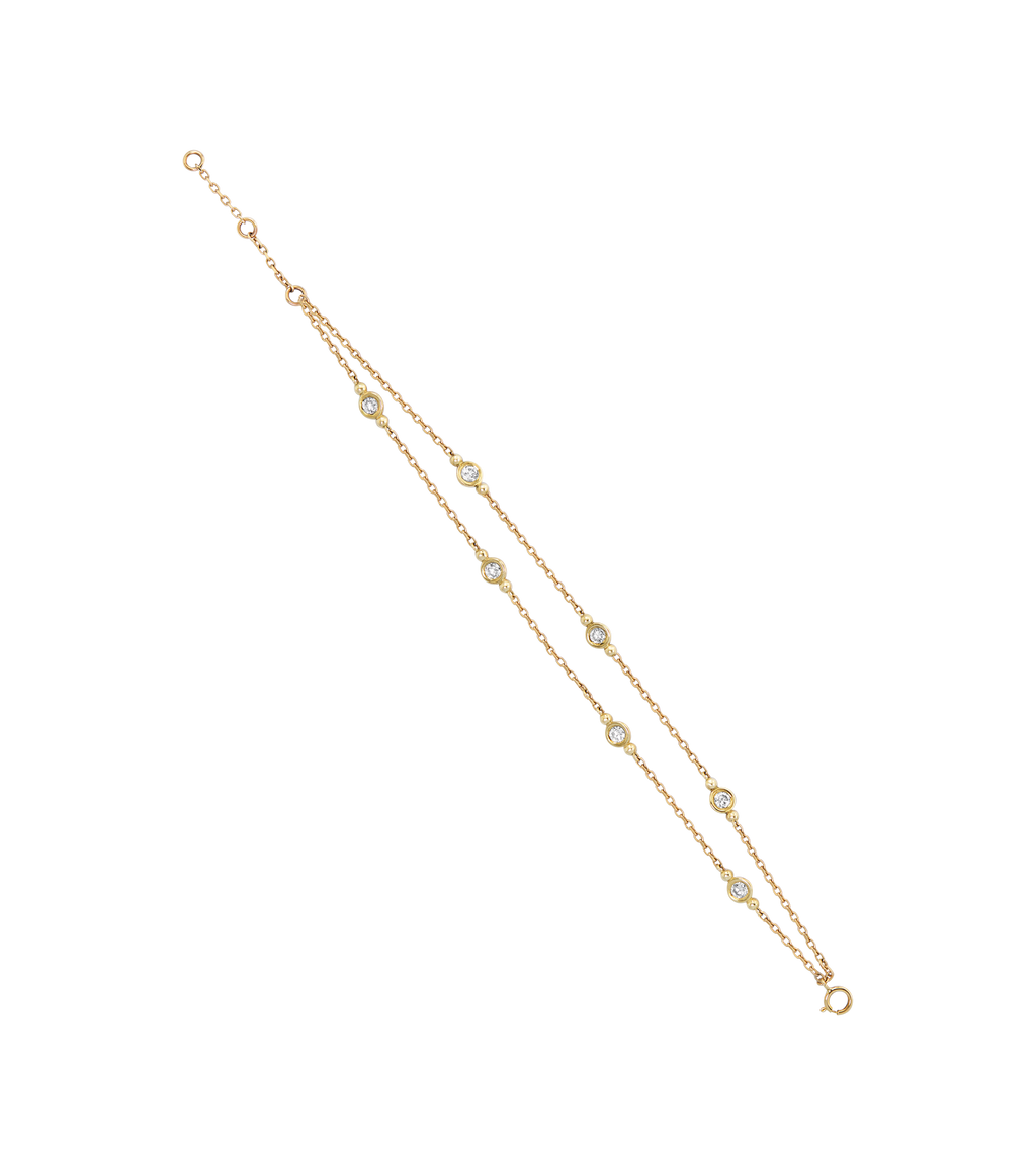 14ct Yellow Gold--Lab Grown Diamonds [0.7ct], 