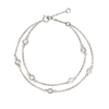 Double Celeste Diamond Bracelet
