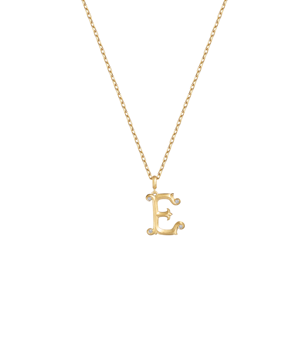 Lexis Letter E Pendant