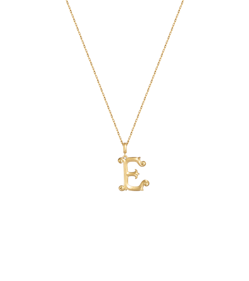 Lexis Letter E Pendant