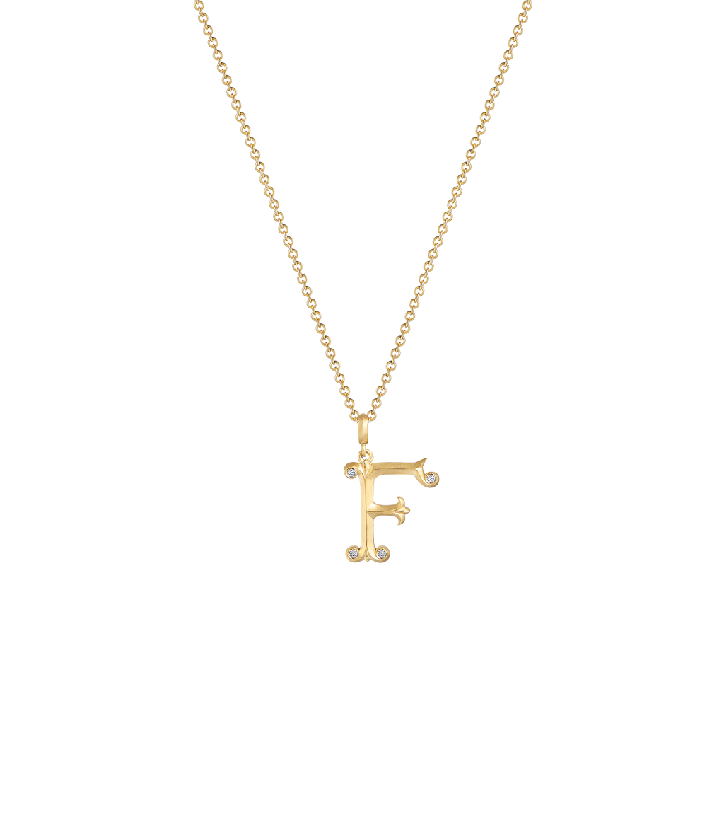 Lexis Letter F Pendant