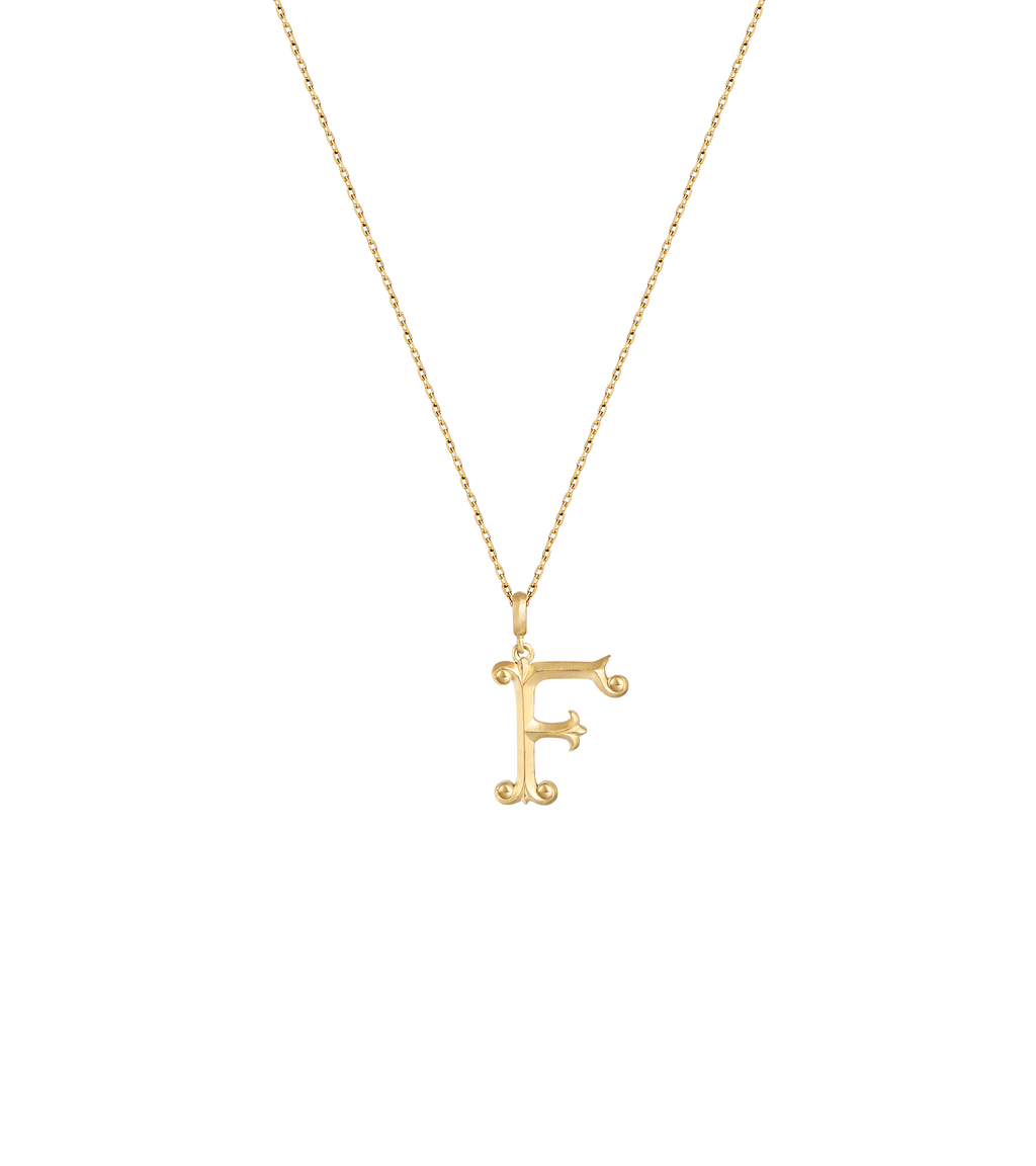 Lexis Letter F Pendant