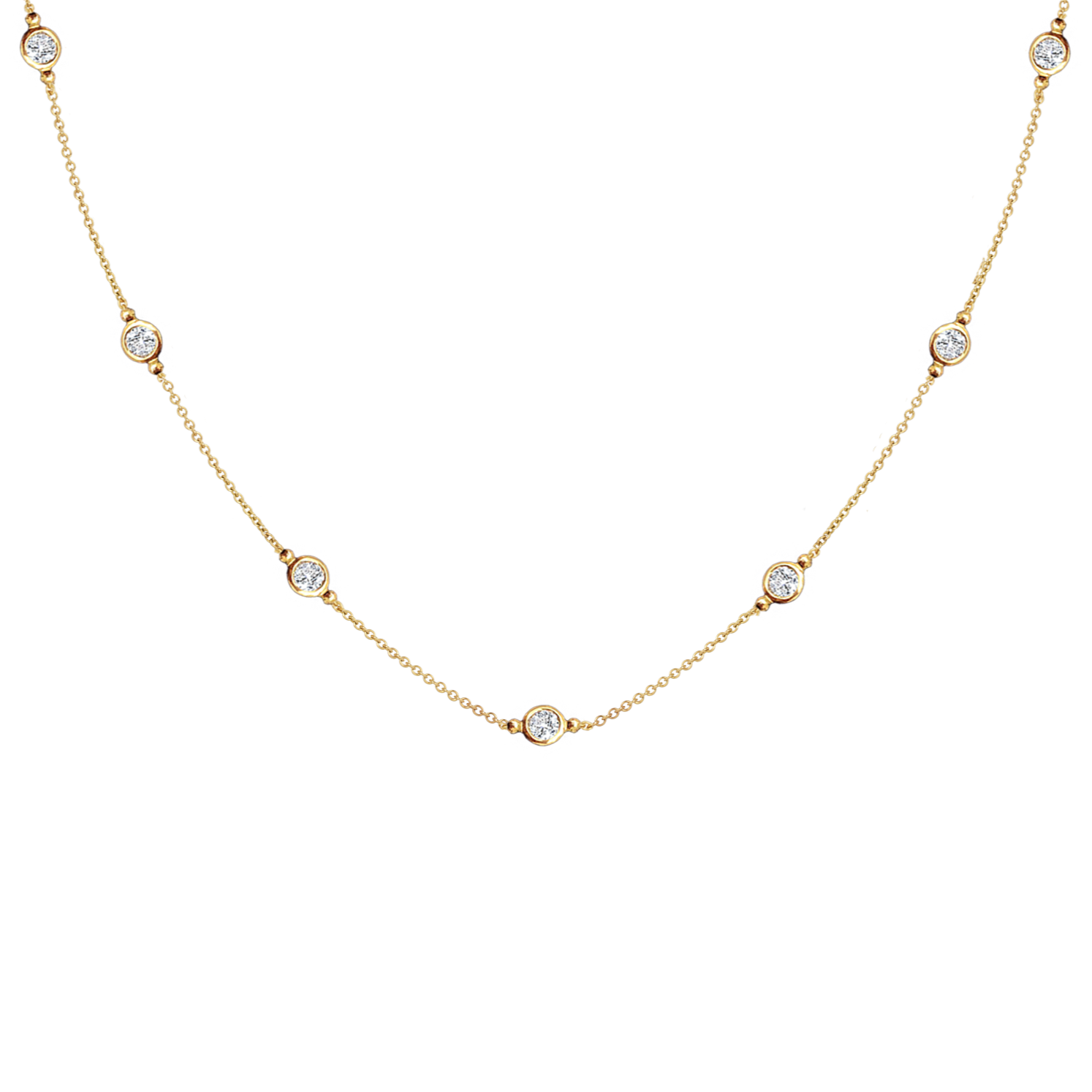 Freyr Scattered Diamond Necklace