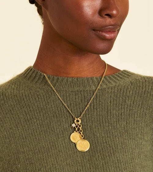 Gold Medallion Sovereign Necklace*