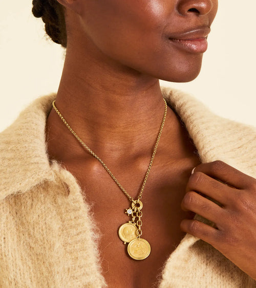 Gold Medallion Sovereign Necklace*