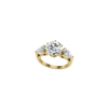 14ct Yellow Gold--2.13ct Lab Grown Diamonds--Decide Ring Size Later, 14ct Yellow Gold--2.13ct Lab Grown Diamonds--Know The Ring Size,