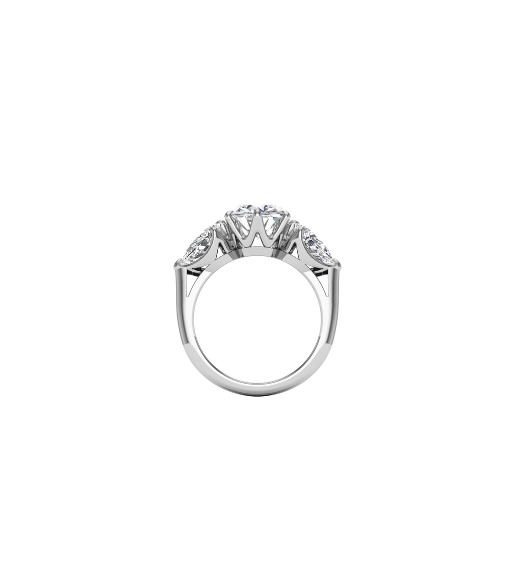 Platinum--2.13ct Lab Grown Diamonds--Decide Ring Size Later, Platinum--2.13ct Lab Grown Diamonds--Know The Ring Size,