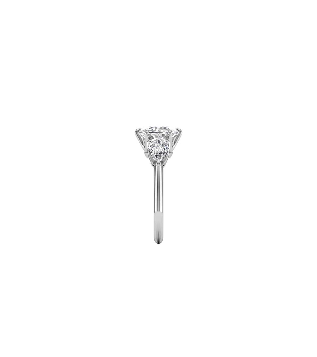 Platinum--2.13ct Lab Grown Diamonds--Decide Ring Size Later, Platinum--2.13ct Lab Grown Diamonds--Know The Ring Size,