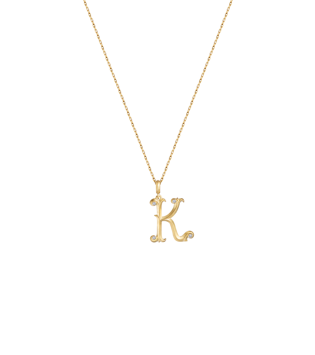 Lexis Letter K Pendant