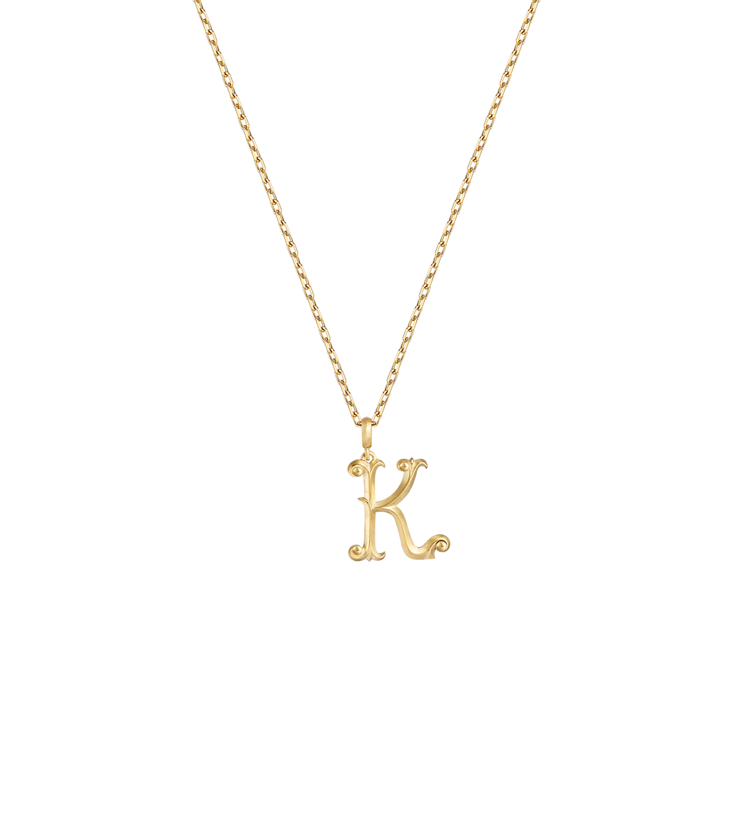 Lexis Letter K Pendant