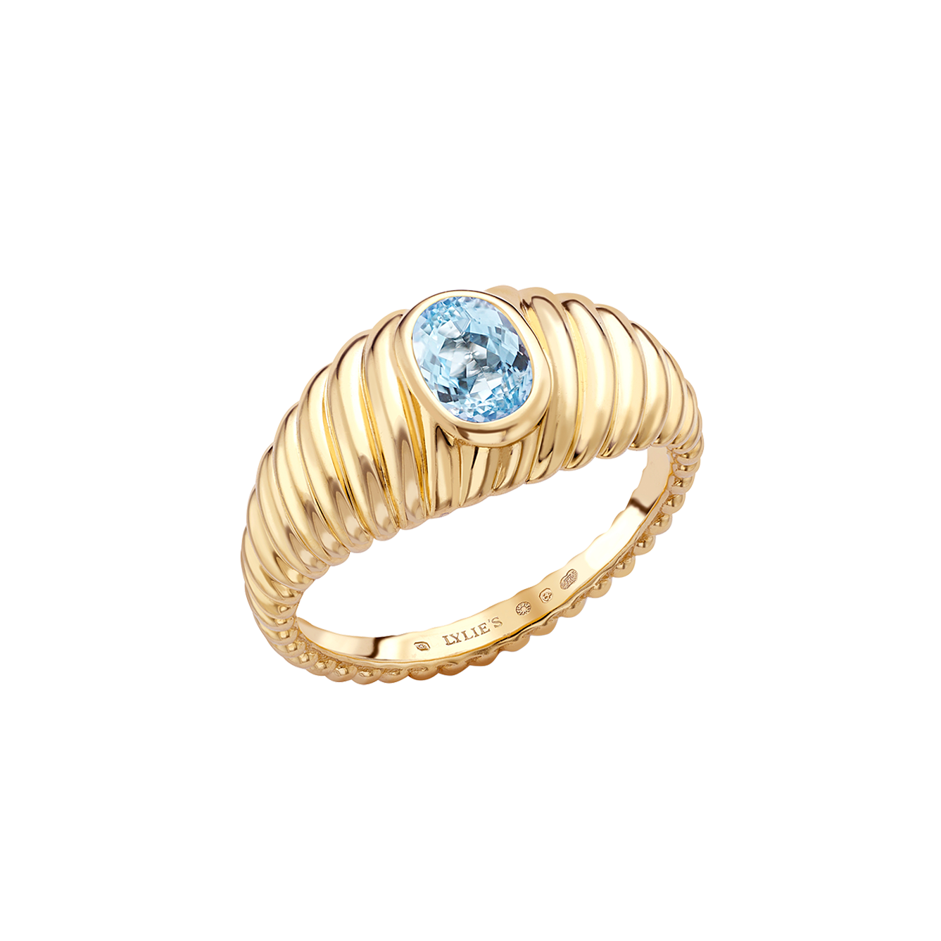 Gemstone Wave Ring