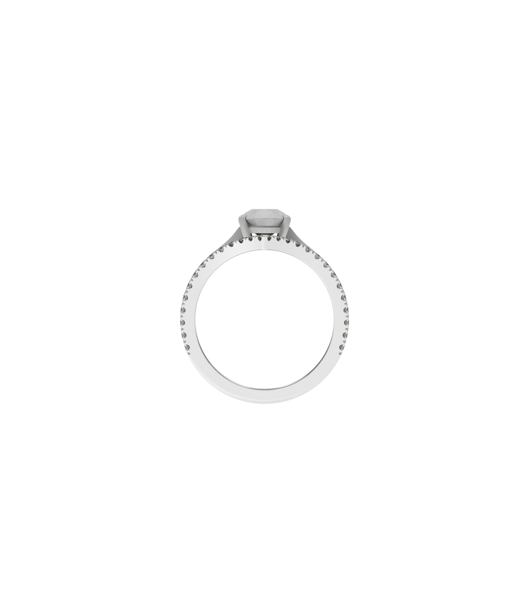 Platinum--75% Coverage Lab Grown Diamonds (0.32ct)--Decide Ring Size Later, Platinum--75% Coverage Lab Grown Diamonds (0.32ct)--Know The Ring Size,