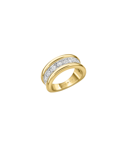 14ct Yellow Gold and Platinum--Recycled Antique Diamonds (0.32ct)--Decide Ring Size Later, 14ct Yellow Gold and Platinum--Recycled Antique Diamonds (0.32ct)--Know The Ring Size, 14ct Yellow Gold and Platinum--Lab Grown Diamonds (0.32ct)--Decide Ring Size Later, 14ct Yellow Gold and Platinum--Lab Grown Diamonds (0.32ct)--Know The Ring Size, 