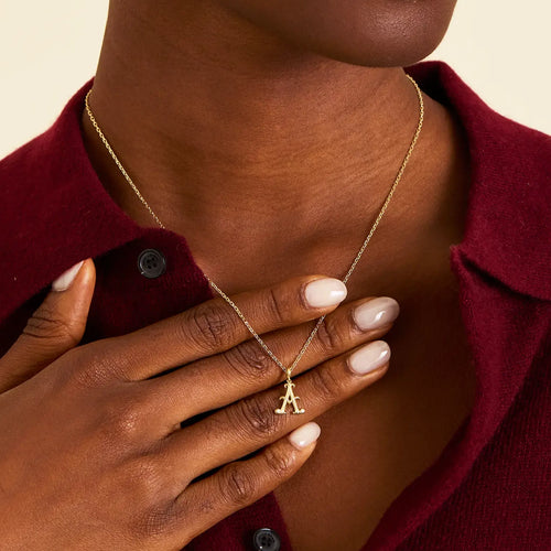 Lexis Letter A Pendant