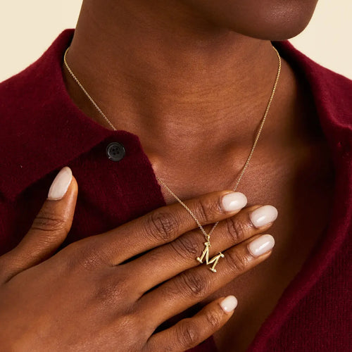 Lexis Letter M Pendant