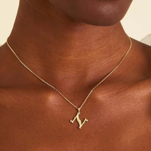 Lexis Letter N Pendant