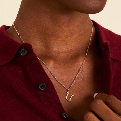 Lexis Letter U Pendant