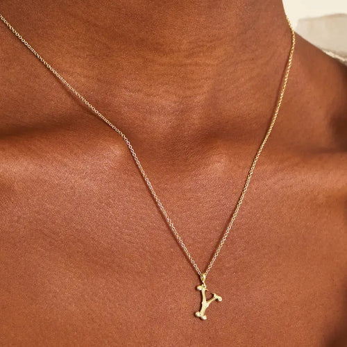 Lexis Letter Y Pendant