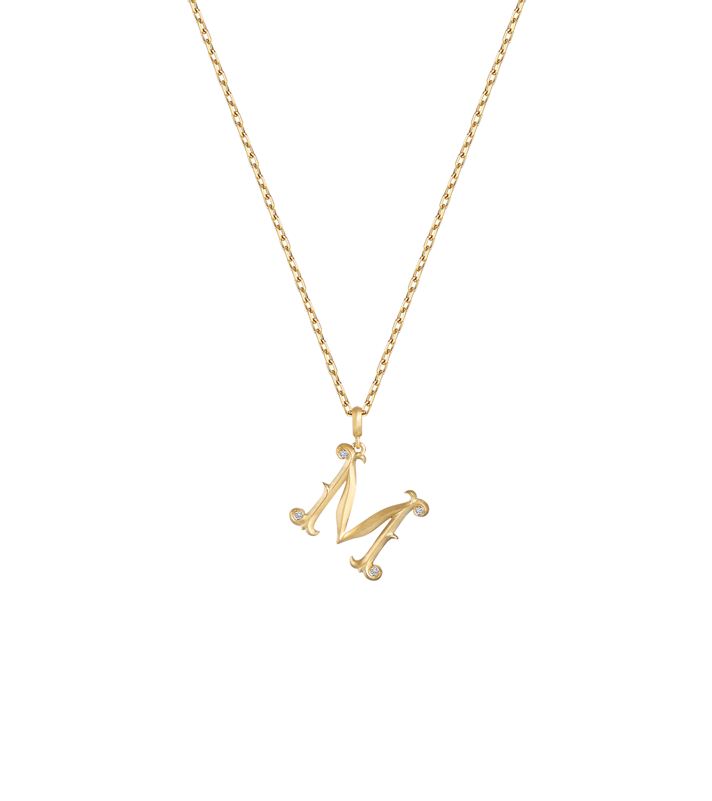 Lexis Letter M Pendant