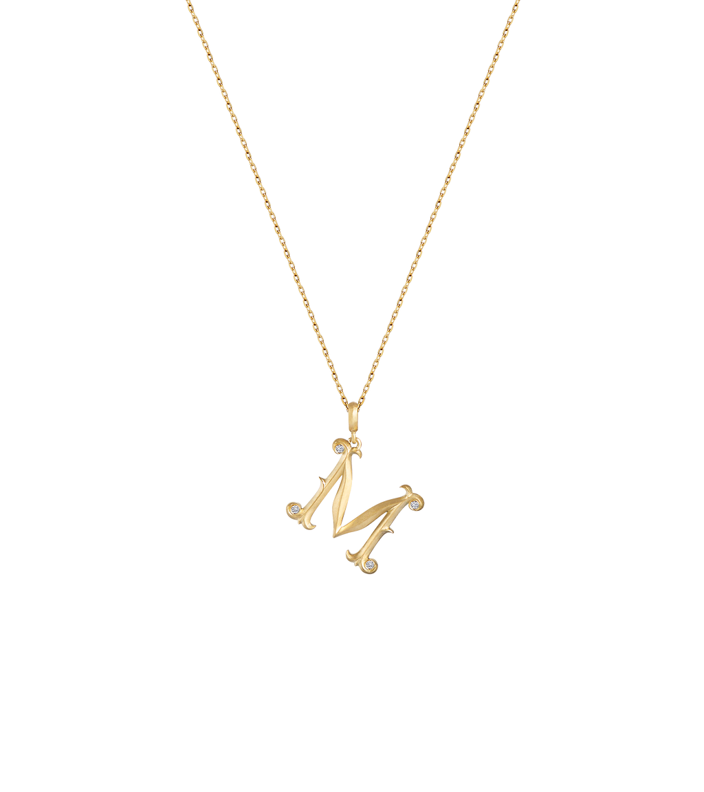 Lexis Letter M Pendant