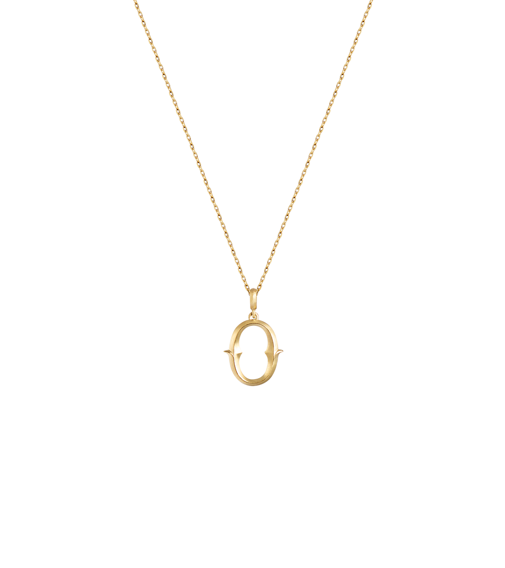 Lexis Letter O Pendant