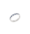 Platinum--100% Coverage Sapphires and Lab Grown Diamonds (0.68ct)--Know Ring Size, Platinum--100% Coverage Sapphires and Lab Grown Diamonds (0.68ct)--Decide Ring Size Later,