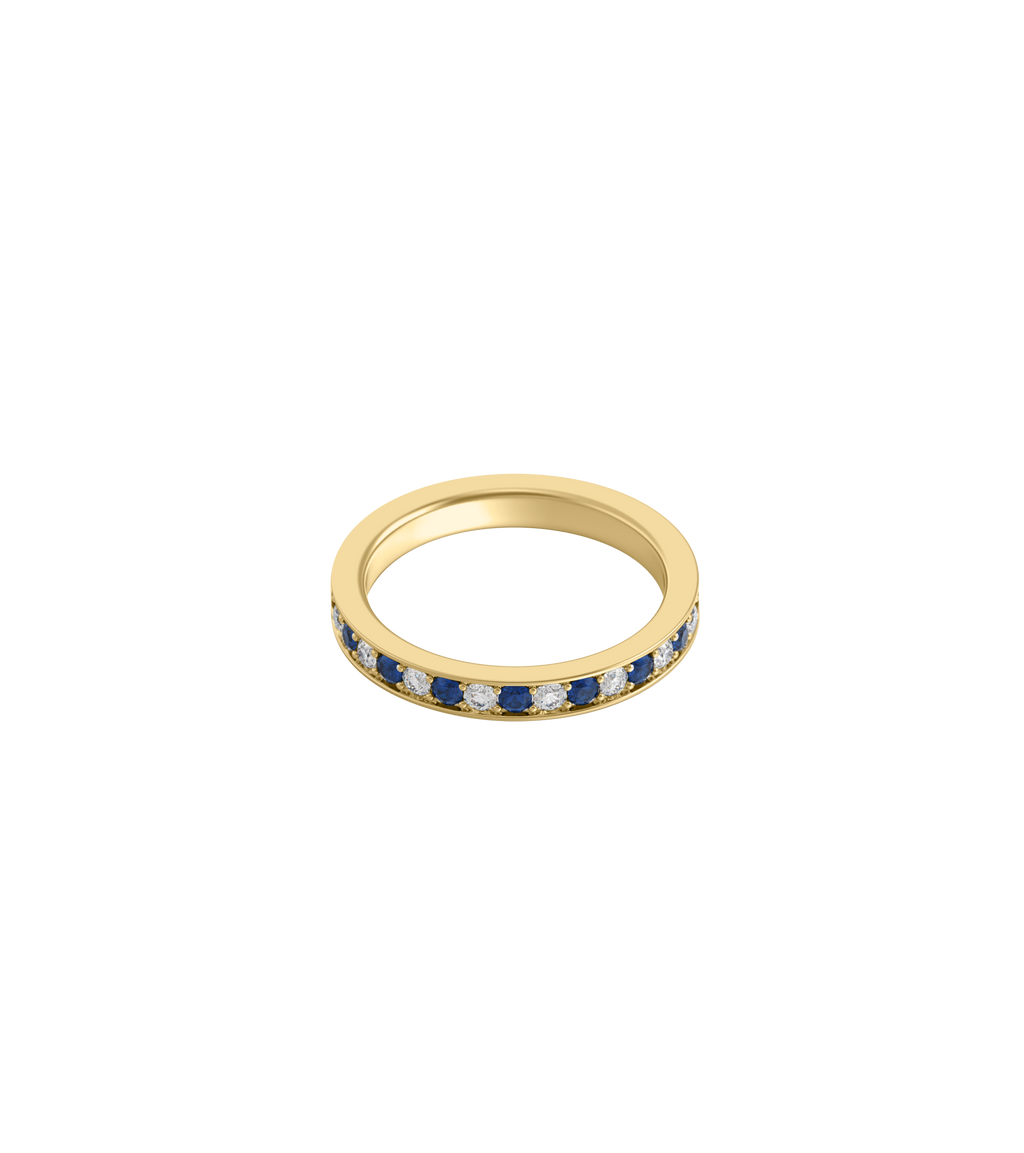 14ct Yellow Gold--100% Coverage Sapphires and Lab Grown Diamonds (0.68ct)--Know Ring Size, 14ct Yellow Gold--100% Coverage Sapphires and Lab Grown Diamonds (0.68ct)--Decide Ring Size Later, 18ct Yellow Gold--100% Coverage Sapphires and Lab Grown Diamonds (0.68ct)--Know Ring Size, 18ct Yellow Gold--100% Coverage Sapphires and Lab Grown Diamonds (0.68ct)--Decide Ring Size Later,