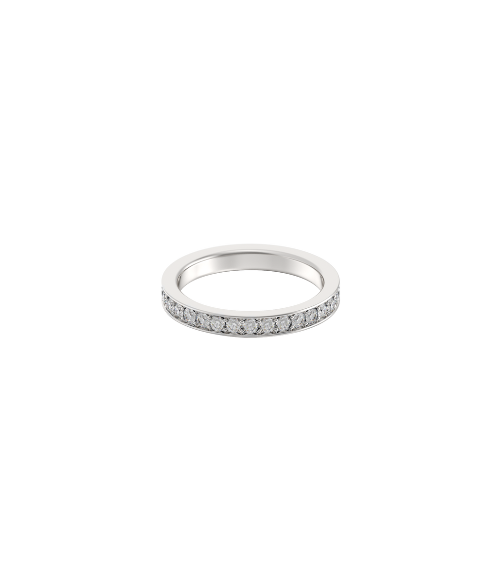 Platinum--100% Coverage Lab Grown Diamonds (0.68ct)--Know Ring Size, Platinum--100% Coverage Lab Grown Diamonds (0.68ct)--Decide Ring Size Later,