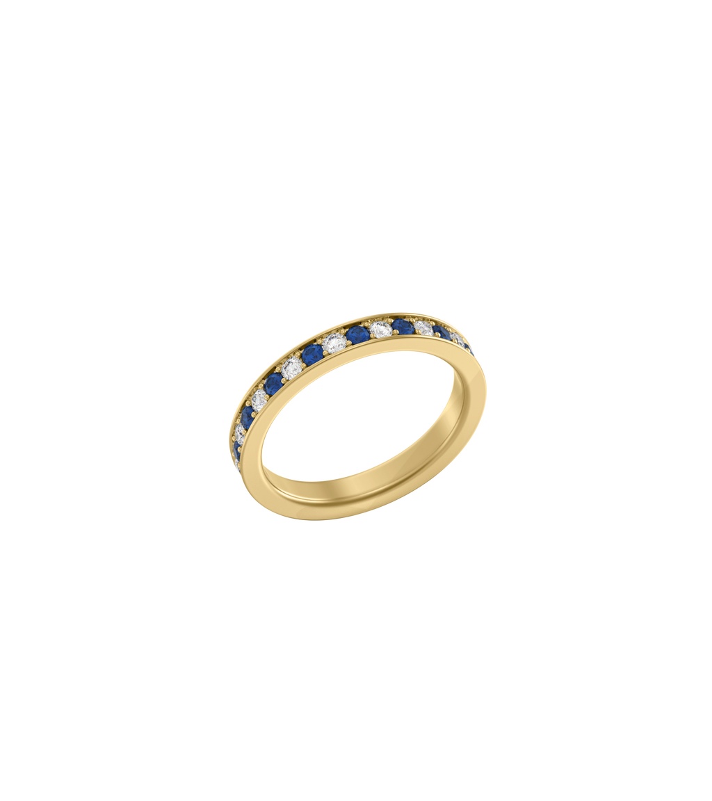 14ct Yellow Gold--100% Coverage Sapphires and Lab Grown Diamonds (0.68ct)--Know Ring Size, 14ct Yellow Gold--100% Coverage Sapphires and Lab Grown Diamonds (0.68ct)--Decide Ring Size Later, 18ct Yellow Gold--100% Coverage Sapphires and Lab Grown Diamonds (0.68ct)--Know Ring Size, 18ct Yellow Gold--100% Coverage Sapphires and Lab Grown Diamonds (0.68ct)--Decide Ring Size Later,