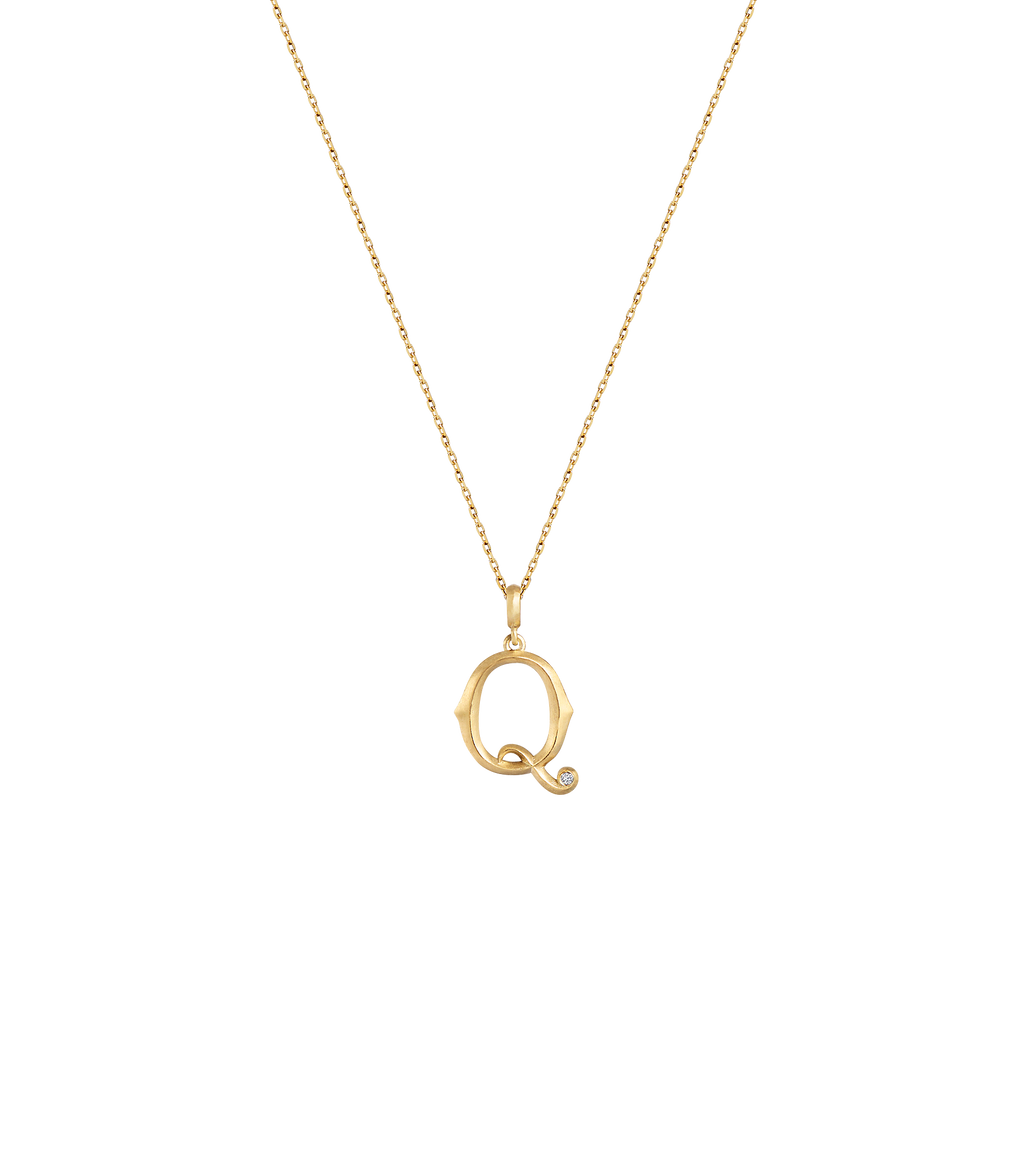 Lexis Letter Q Pendant