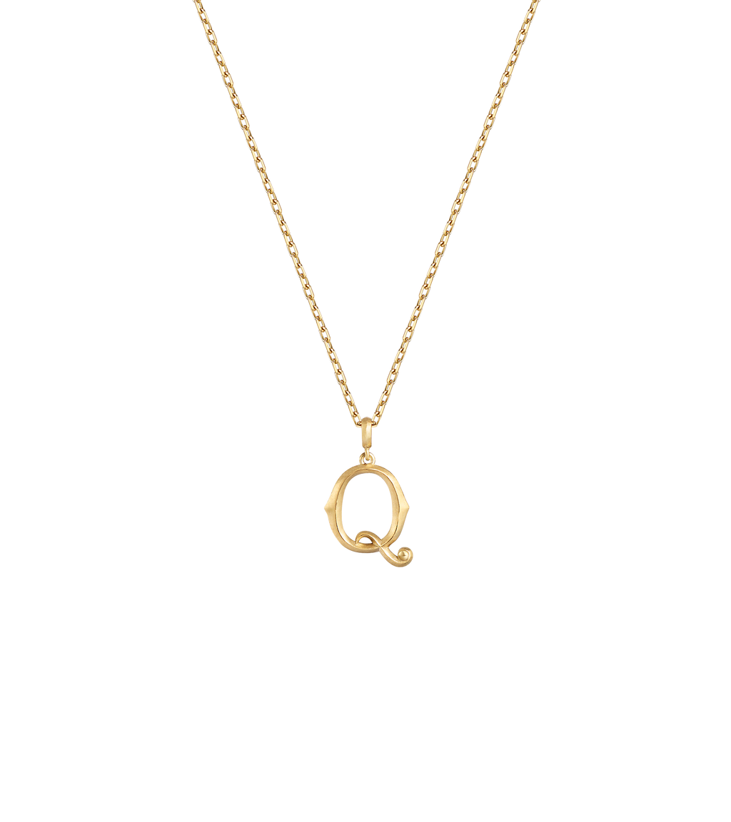 Lexis Letter Q Pendant