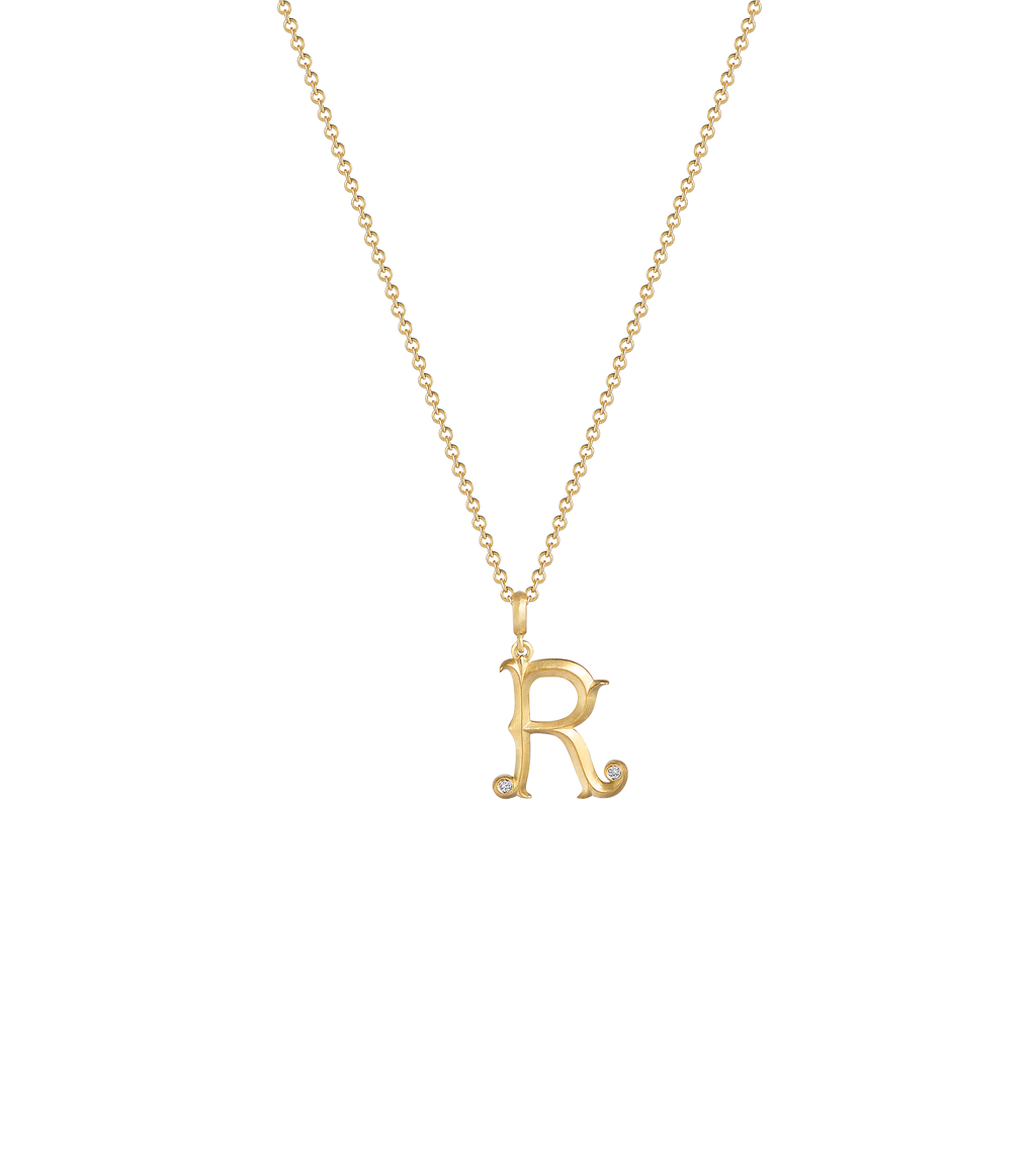 Lexis Letter R Pendant