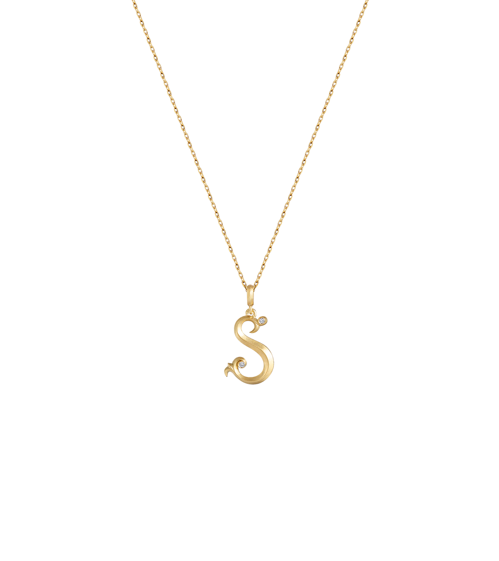 Lexis Letter S Pendant