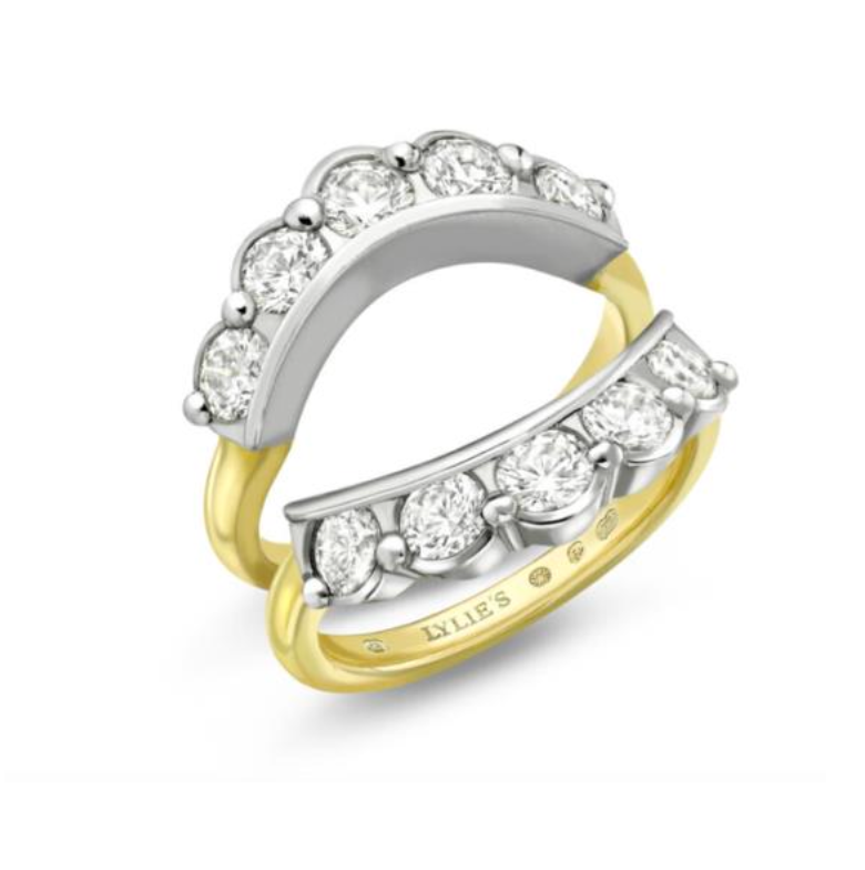 Venus Scalloped Diamond Ring