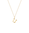 Lexis Letter U Pendant