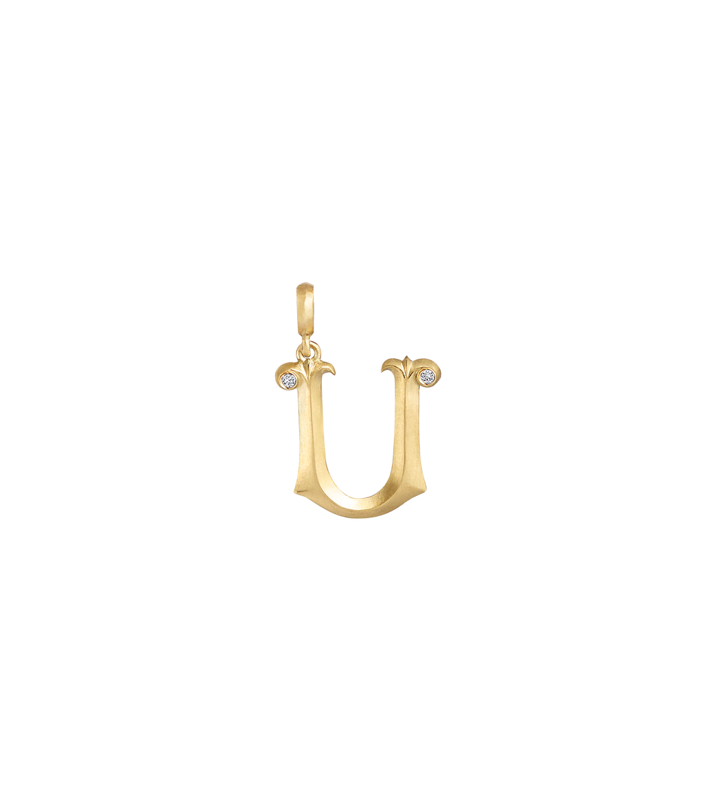 Lexis Letter U Pendant