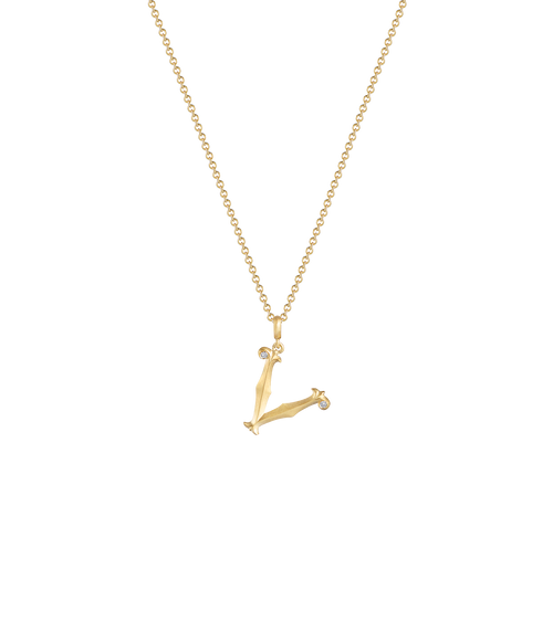 Lexis Letter V Pendant